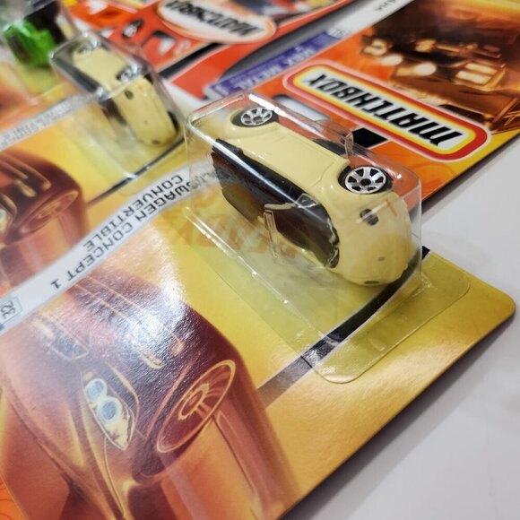 Matchbox Volkswagen Diecast Car Lot of 17 New Beetle Concept 1 Convertible 4x4 - Picture 12 of 16